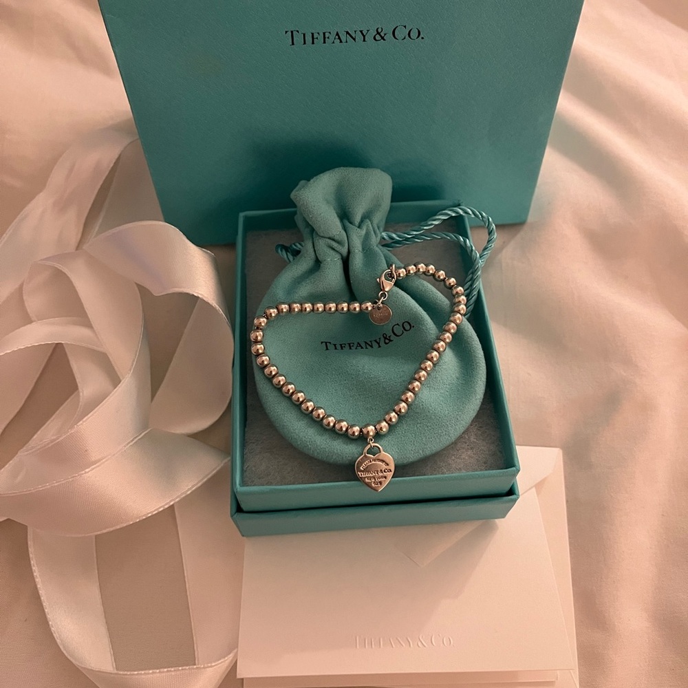 Tiffany & Co. Heart Tag Bead Bracelet